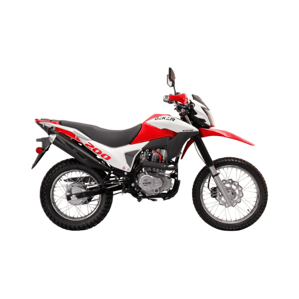 Moto Trail Kenton Dakar 200 cc. Rojo