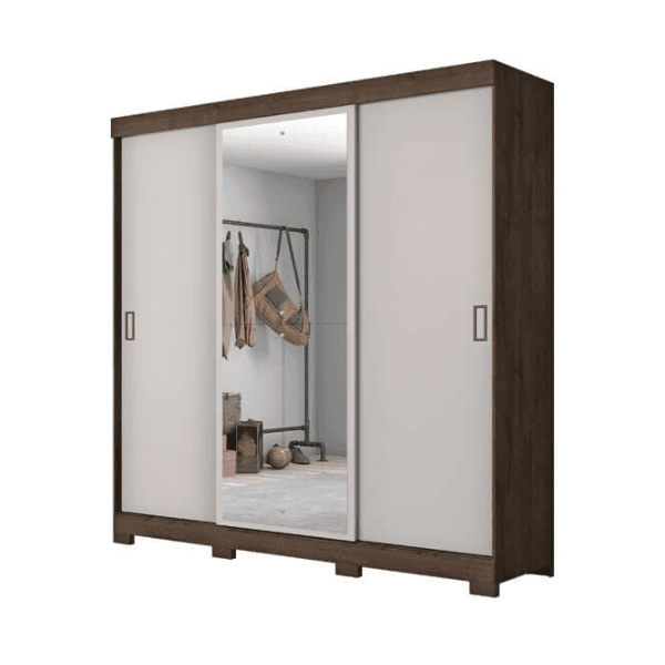Mueble Abba Ropero 3 Puertas NT5020 Corredizas BC
