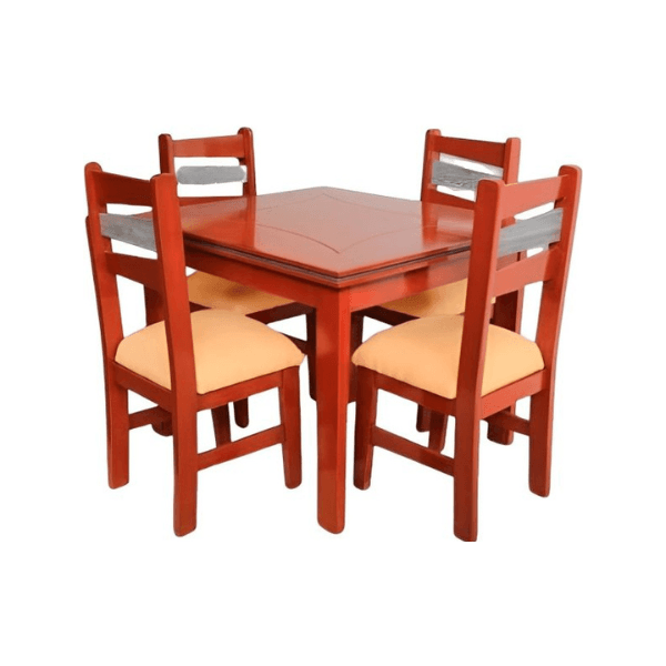 CBC Muebles Juego de comedor Carioca 4 Sillas