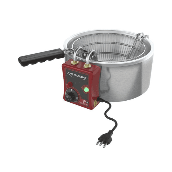 Freidora Metalcubas Eléctrica 3 Lts. INOX TFRE-3