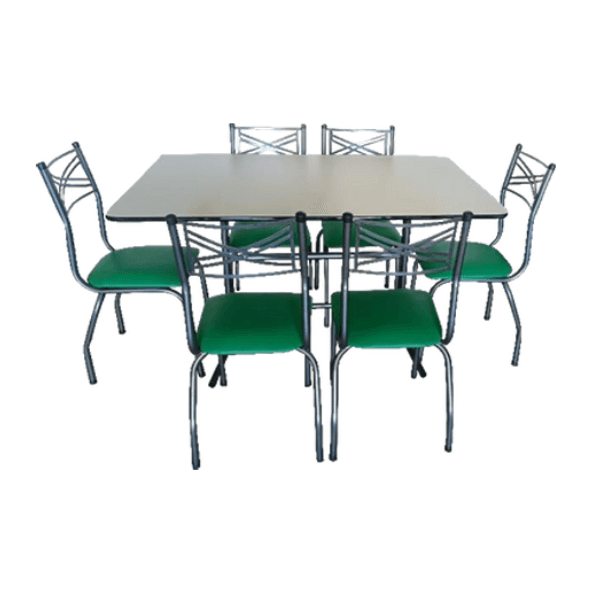 Juego Metal Plast de Comedor 6 Sillas Isabella 002