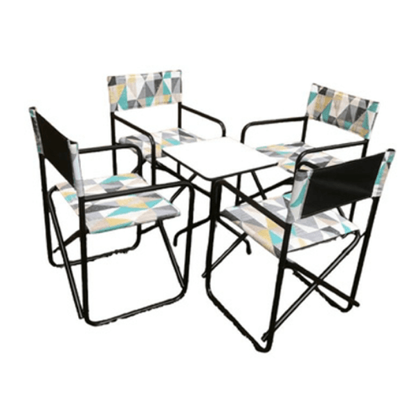 Juego Metal Plast de Jardín Plegable Direct 030