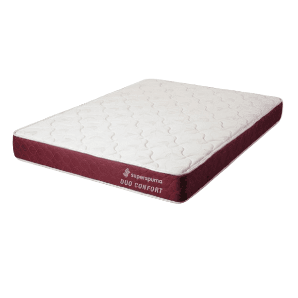 Colchón Super Spuma de Espuma Duo Confort 1,60 x 1,90