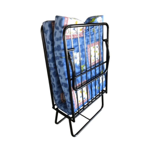 Cama Metal Plast Plegable 0,80 x 1,90 C/ Colchón Cod 276