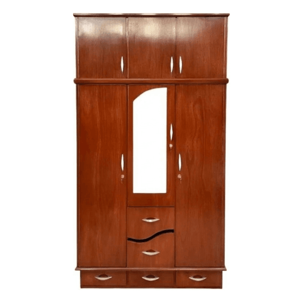 Mueble CBC Muebles Placard 3 Puertas LA Espejado Caoba