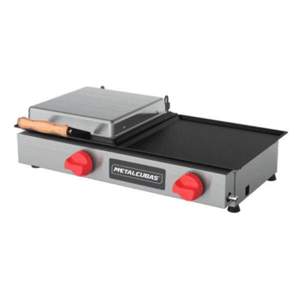 Hamburguesera Metalcubas a gas MGG-90