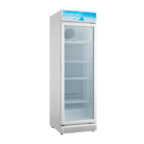 Visicooler Midea 326 Litros con cenefa bajo ccero MDRZ522FG