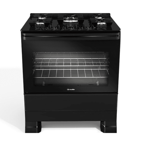 Cocina Mueller de 5H. c/ anafe Negro MFV5BF