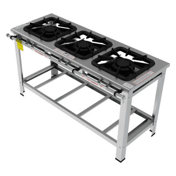 Cocina Gastromaq Industrial 3H FGI-403LD 40X40 Cms.