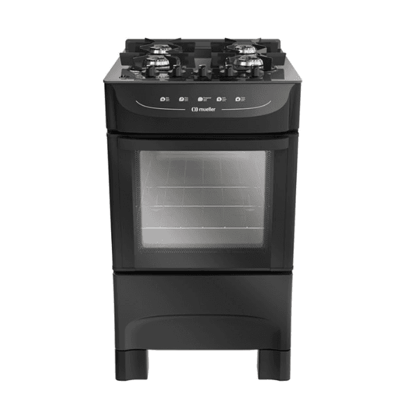 Cocina Mueller Fratello 4H. Encendido Eléctrico MFI4BB Negro