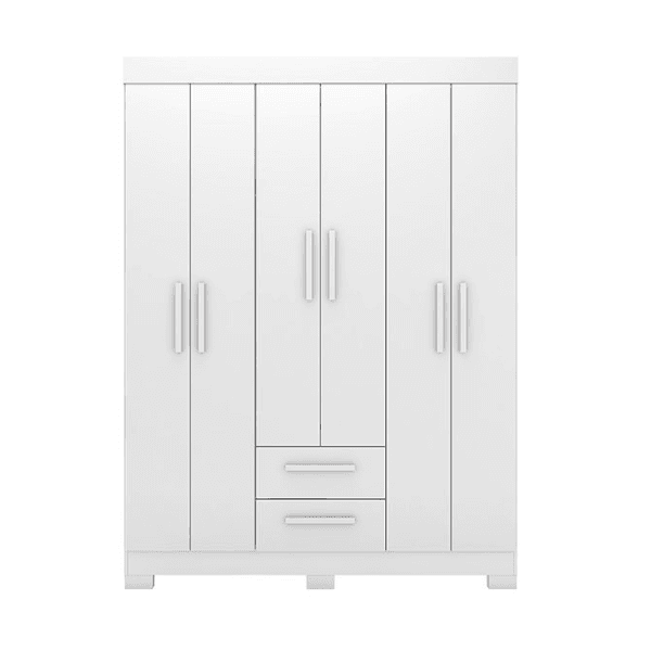 Mueble Abba Ropero 6 Puertas 2C NT6015 BC/BR