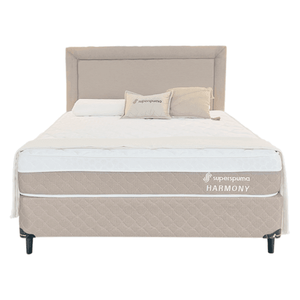 Sommier Super Spuma Harmony 1,80 x 2,00 Completo (BEIGE)