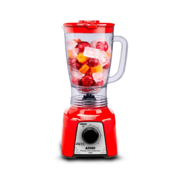 Licuadora Arno Power Mix 2 Lts. LQ18 700W 3V Rojo