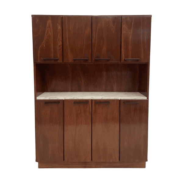 Mueble CBC Muebles Módulos de Cocina 4 Cuerpos Nogal