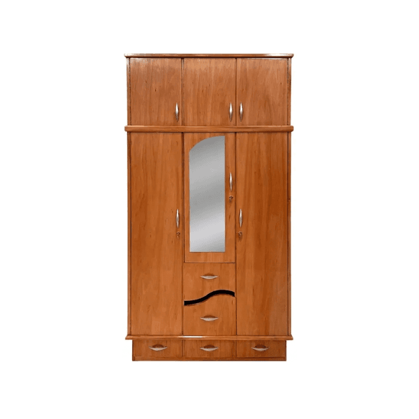 Mueble CBC Muebles Placard 3 Puertas LA-Espejado Nogal