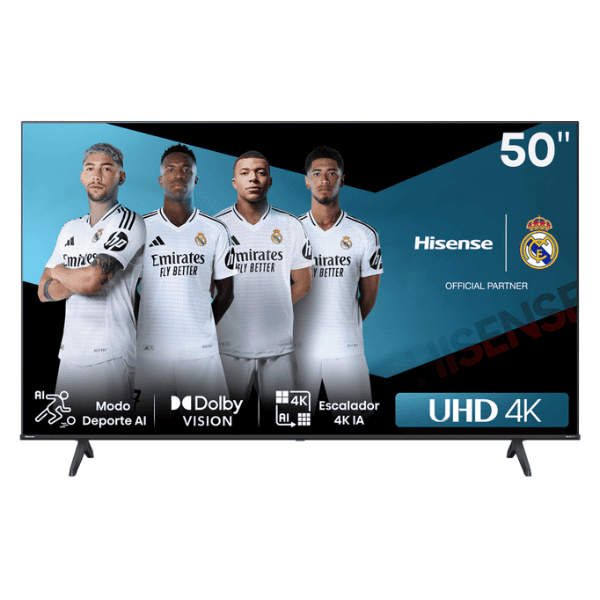 Televisor Hisense de 50" UHD SMART 2K 50A6N