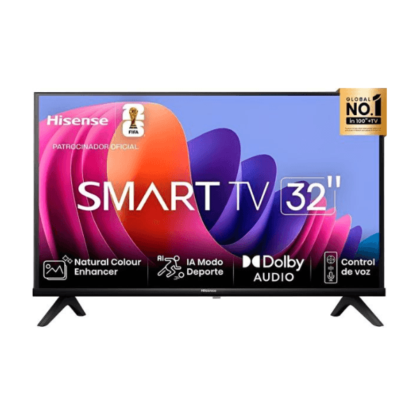 Televisor HISENSE de 32" HD Smart 32A4NV