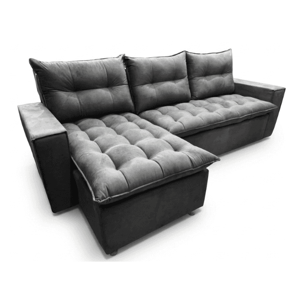 Mueble Inverfin Muebles Sofá Kala 2Pzas Gris Metal