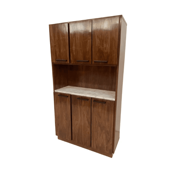 Mueble CBC Muebles Módulos de Cocina 3 Cuerpos 6 Puertas Nogal
