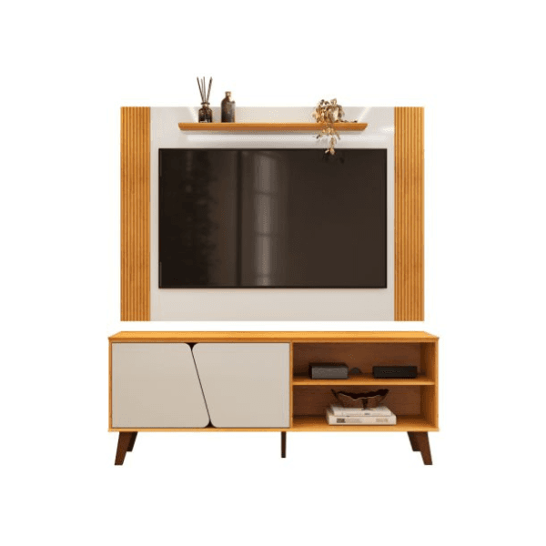 Mueble MovelMax Rack con Panel Mark* Cedro/Bali