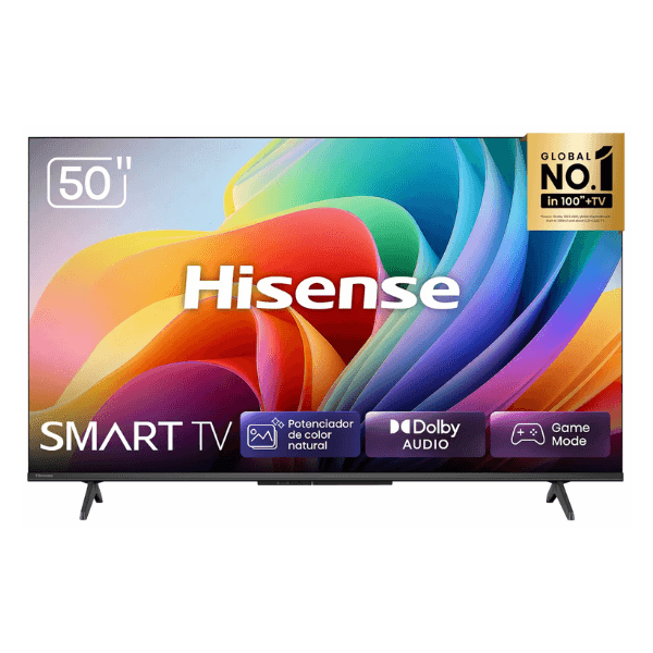 Televisor Hisense de 50" VIDAA,SMART,2K FHD,BT,VOICE CONT.50A4NV