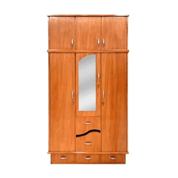 Mueble CBC Muebles Placard 3 Puertas LA Espejado Cedro Natural