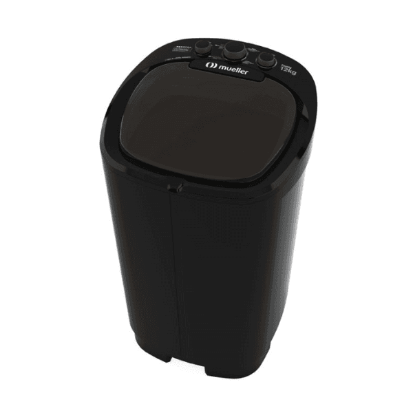 Lavarropas Mueller Semiautomático Family Aquatec 12 Kgs. Negro