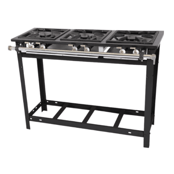 Cocina Cefaz Industrial 3H CFZS-204 2S1D Baja P 30x30 Cms.