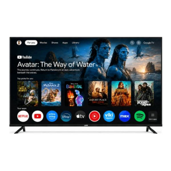 Televisor JAM de 65" Smart 65NSA 4K Google S/Soporte