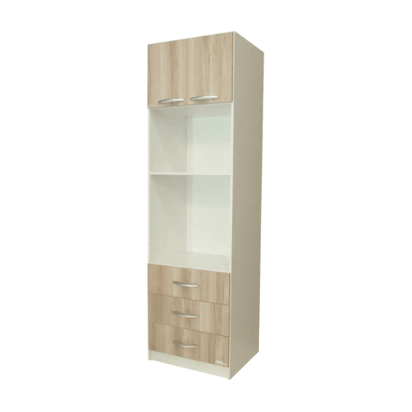 Mueble CBC Muebles Torre p/Horno Microondas 60cm Madera