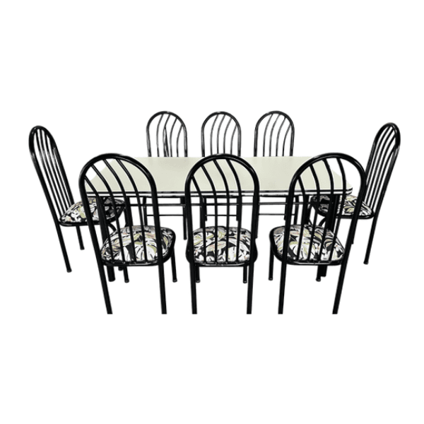Juego Metal Plast de comedor Star 8S cod.120