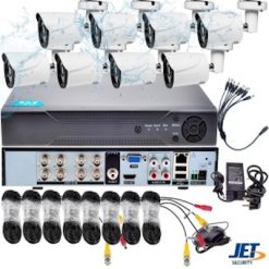 Kit de 8 Cámaras de Seguridad JET c/ HDD 1Tb. - Electrojet