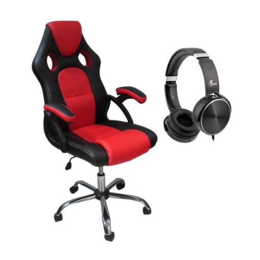 Combo Silla Gamer KT-R25B JET + Auricular XTH-345 Space FTX - Electrojet