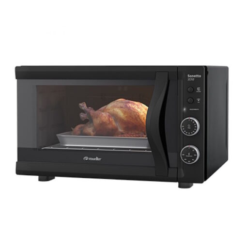 Horno Eléctrico Mueller Sonetto Negro 44 Lts. - Electrojet