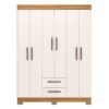 Ropero 6 puertas 2C NT 6015 - Beige-Marrón - Electrojet