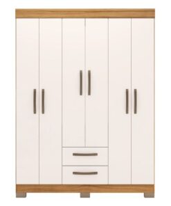 Ropero 6 puertas 2C NT 6015 - Beige-Marrón - Electrojet