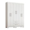 Ropero 6 puertas 2C NT 6015 (Blanco) - Electrojet