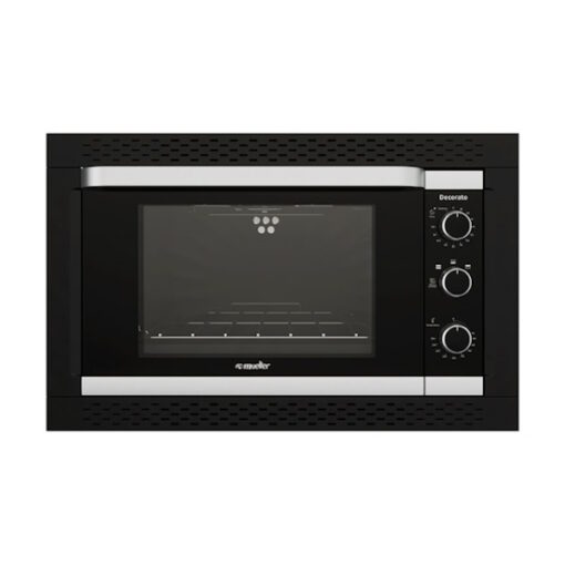 Horno Eléctrico Mueller Decorato Empotrable Negro 44 Lts. - Electrojet