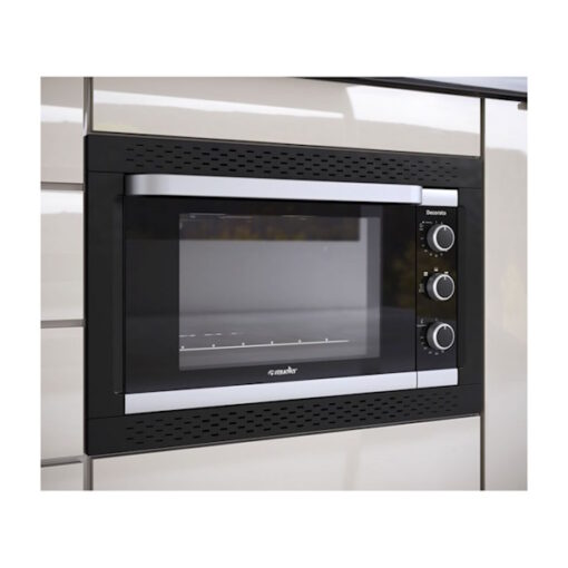 Horno Eléctrico Mueller Decorato Empotrable Negro 44 Lts. - Electrojet