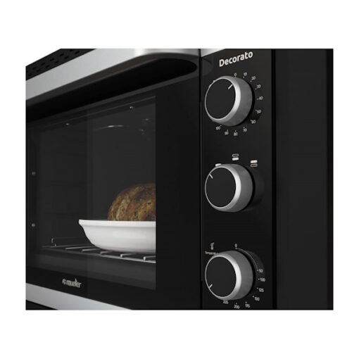 Horno Eléctrico Mueller Decorato Empotrable Negro 44 Lts. - Electrojet