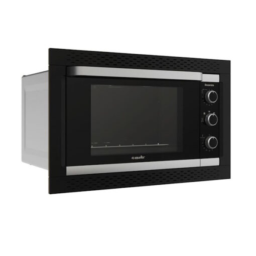 Horno Eléctrico Mueller Decorato Empotrable Negro 44 Lts. - Electrojet