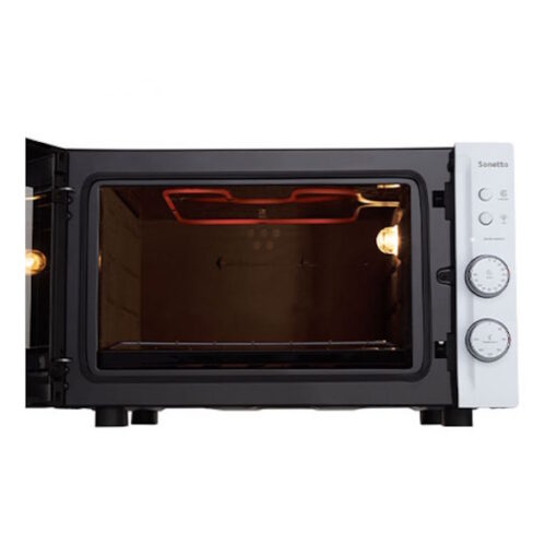 Horno Eléctrico Mueller Sonetto Blanco 44 Lts. - Electrojet