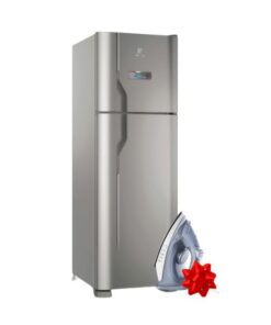 Heladera Electrolux 2 Puertas FS 371 lts. Inox. DFX43 + Plancha Obsequio - Electrojet