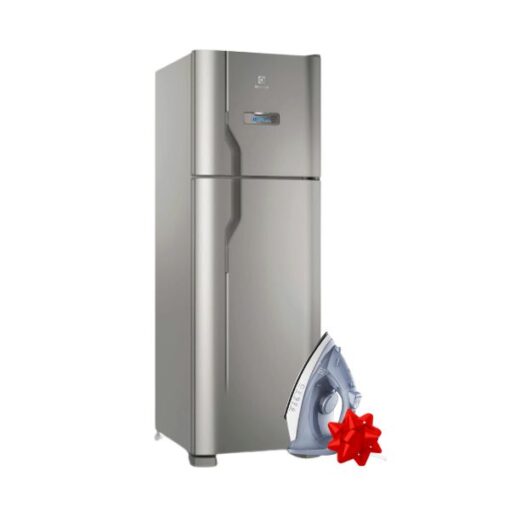 Heladera Electrolux 2 Puertas FS 371 lts. Inox. DFX43 + Plancha Obsequio - Electrojet