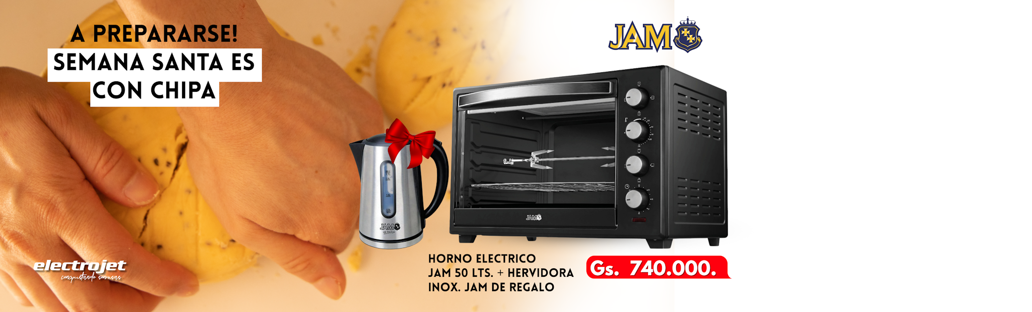 Horno Eléctrico Jam 50 Lts. - Electrojet