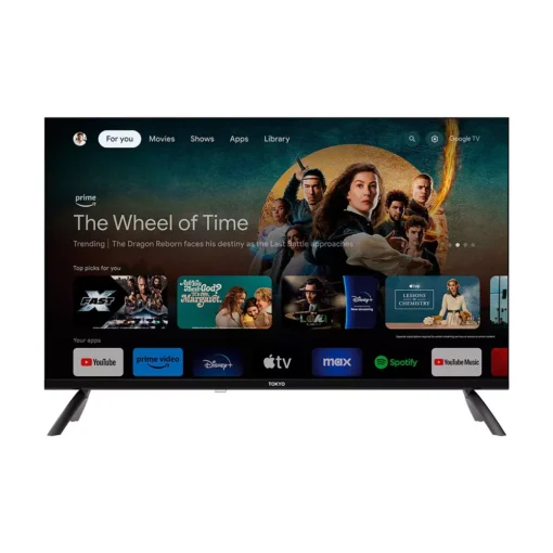 Televisor Tokyo de 32'' Smart TV HD Frameless con chrome Cast incluido - Electrojet