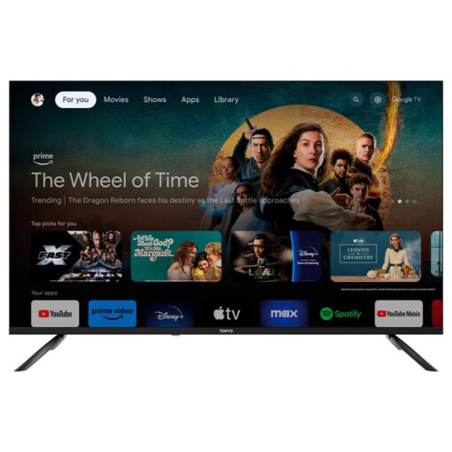 Televisor Tokyo de 85'' Smart Google 4K Frameless con Chromecast - Electrojet