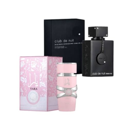Armaf Club de Nuit Intense Edt 105ML Masculino + Perfume Arabe Lattafa Yara Eau de Parfum Fem 100ML - Electrojet