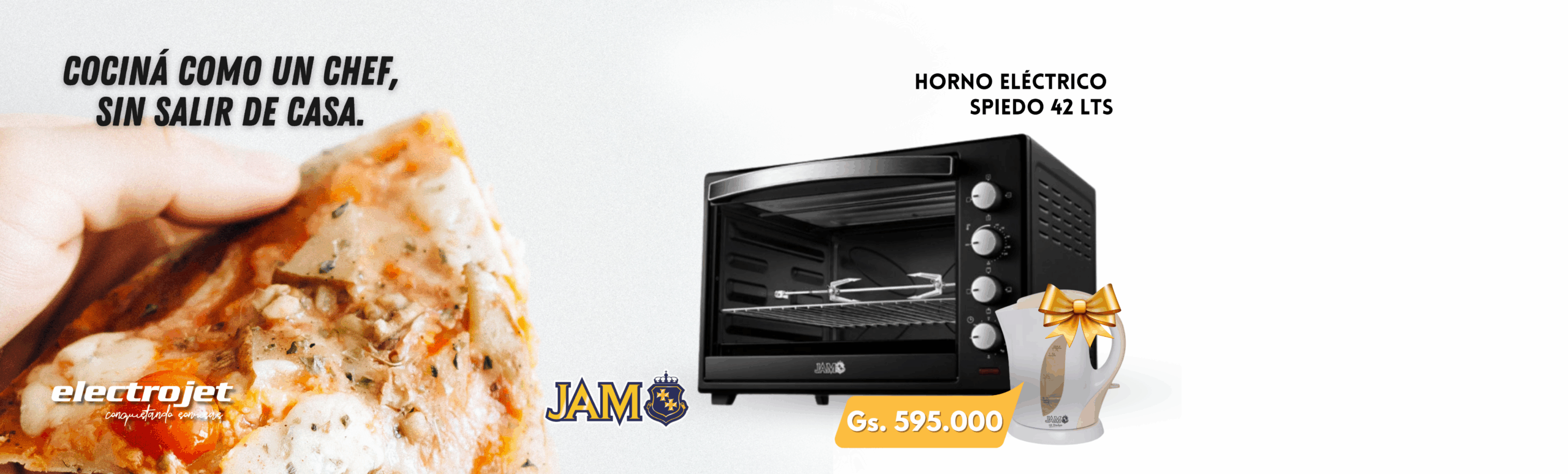 Horno Eléctrico Spiedo JAM 42 Lts. - Electrojet