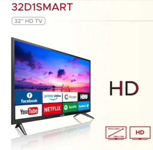 Televisor WIN de 32' SMART 32FS (de costado) - Electrojet